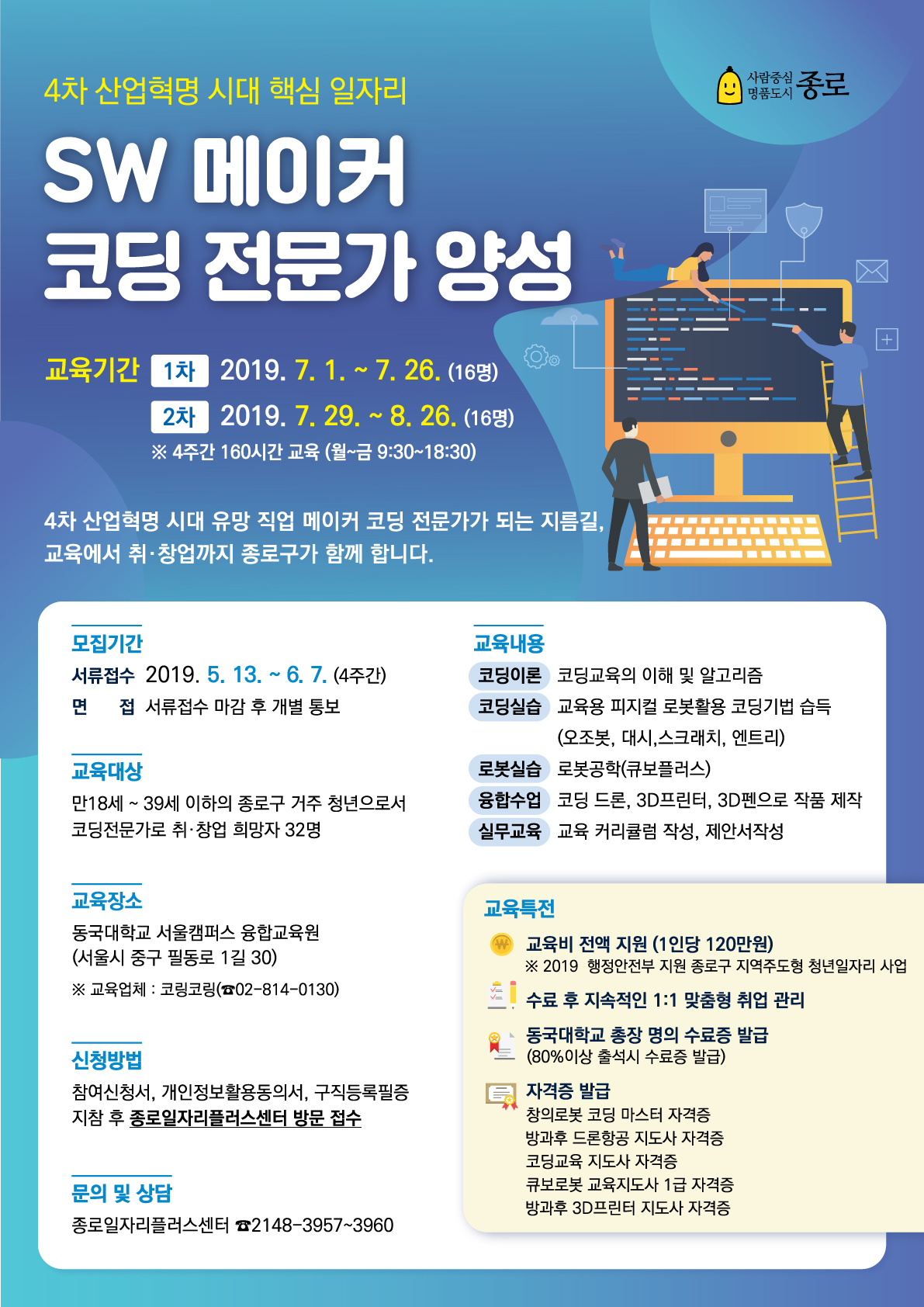 SW 메이커 코딩 전문가 양성 프로그램 안내