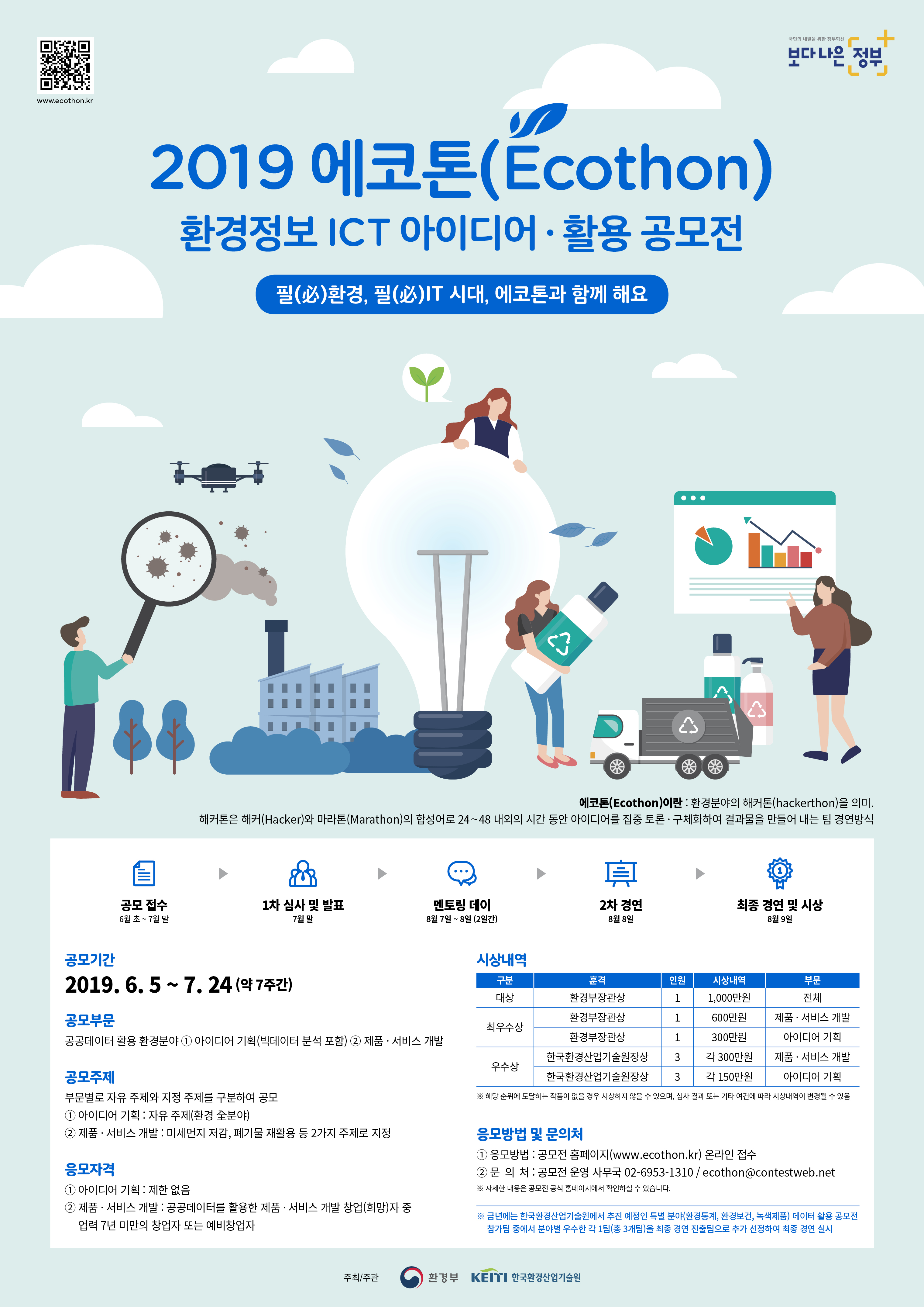 2019 에코톤 환경정보 ICT 아이디어 활용 공모전 안내
