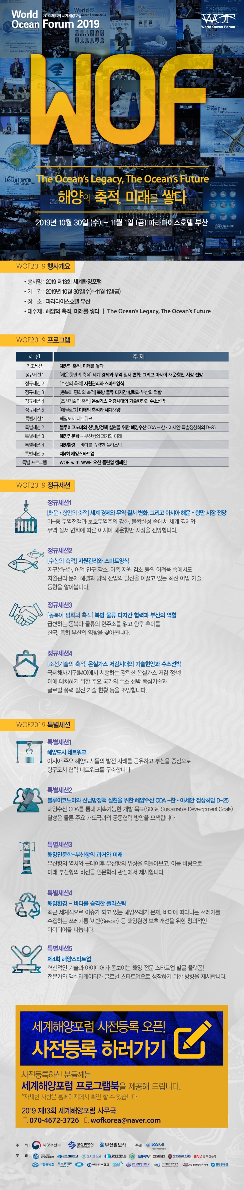 2019 제13회 세계해양포럼 안내
