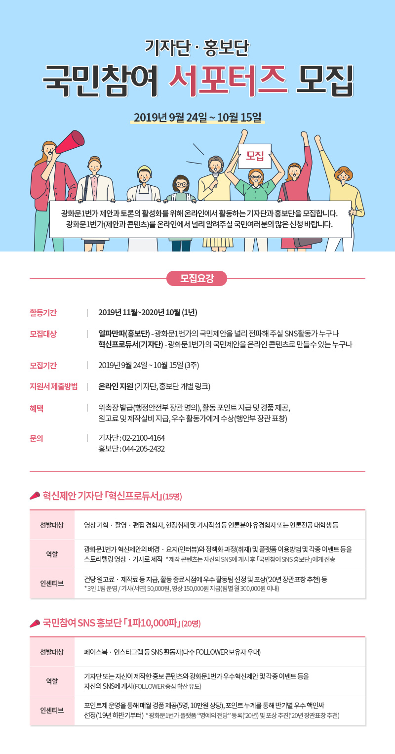 행정안전부 국민참여 서포터즈