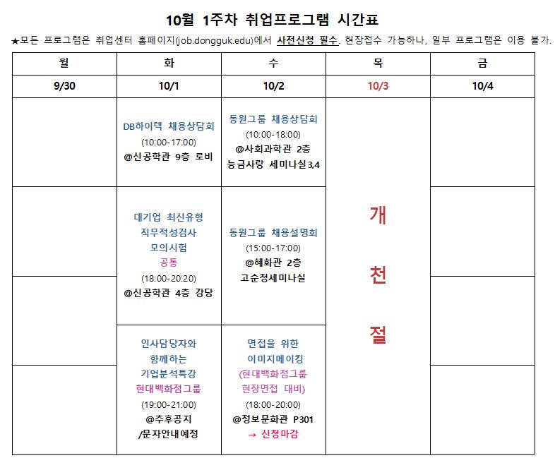10월1주