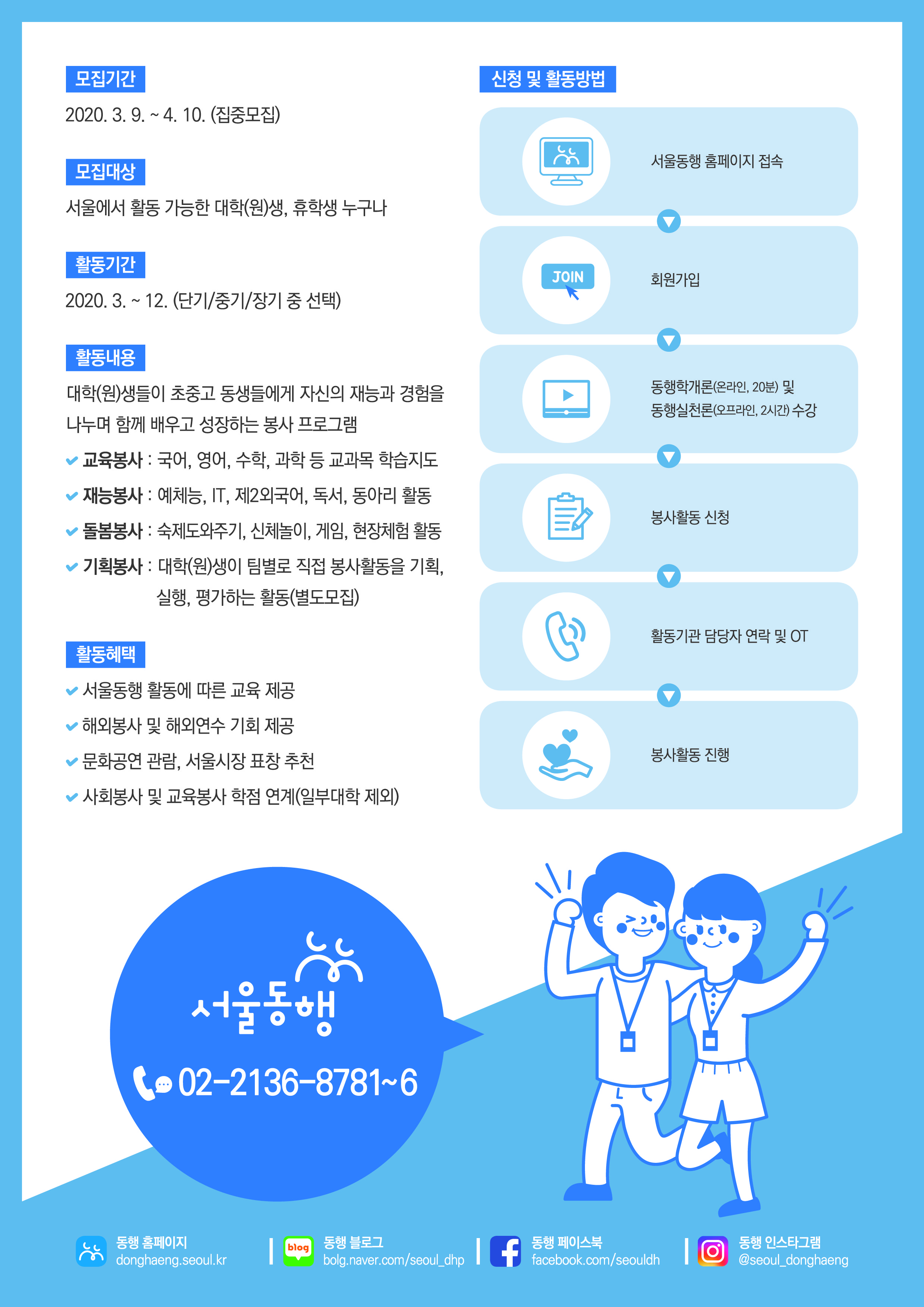 2020년 상반기 서울동행 봉사자 모집