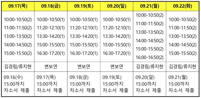 자소서컨설팅일정