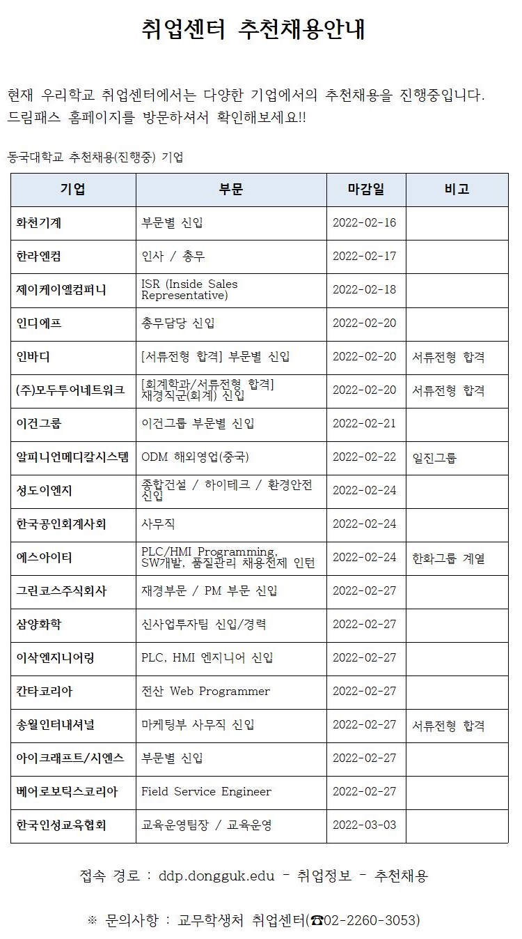 추천채용