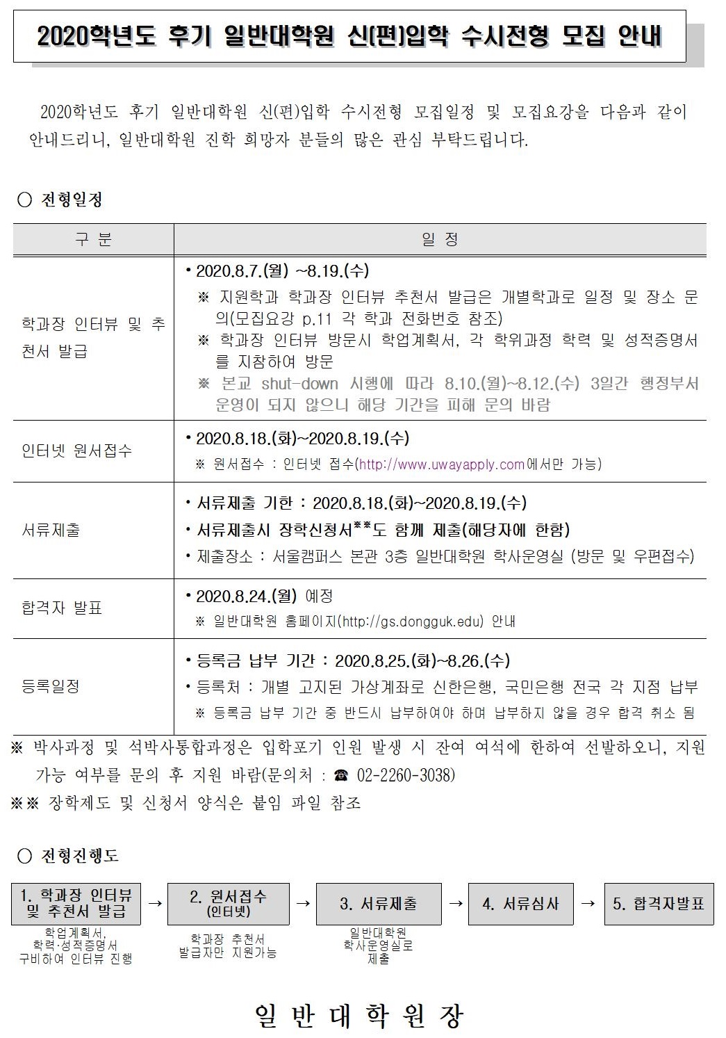 2020-후기 일반대학원 수시전형