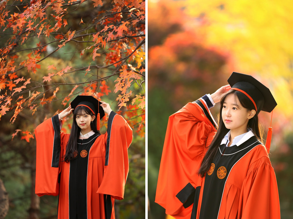 Dongguk University changes the design of its graduation gowns after 115 years