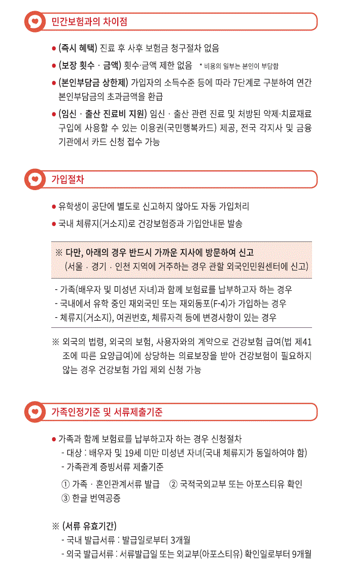 유학생 국민건강보험 당연가입 안내(한국어)4