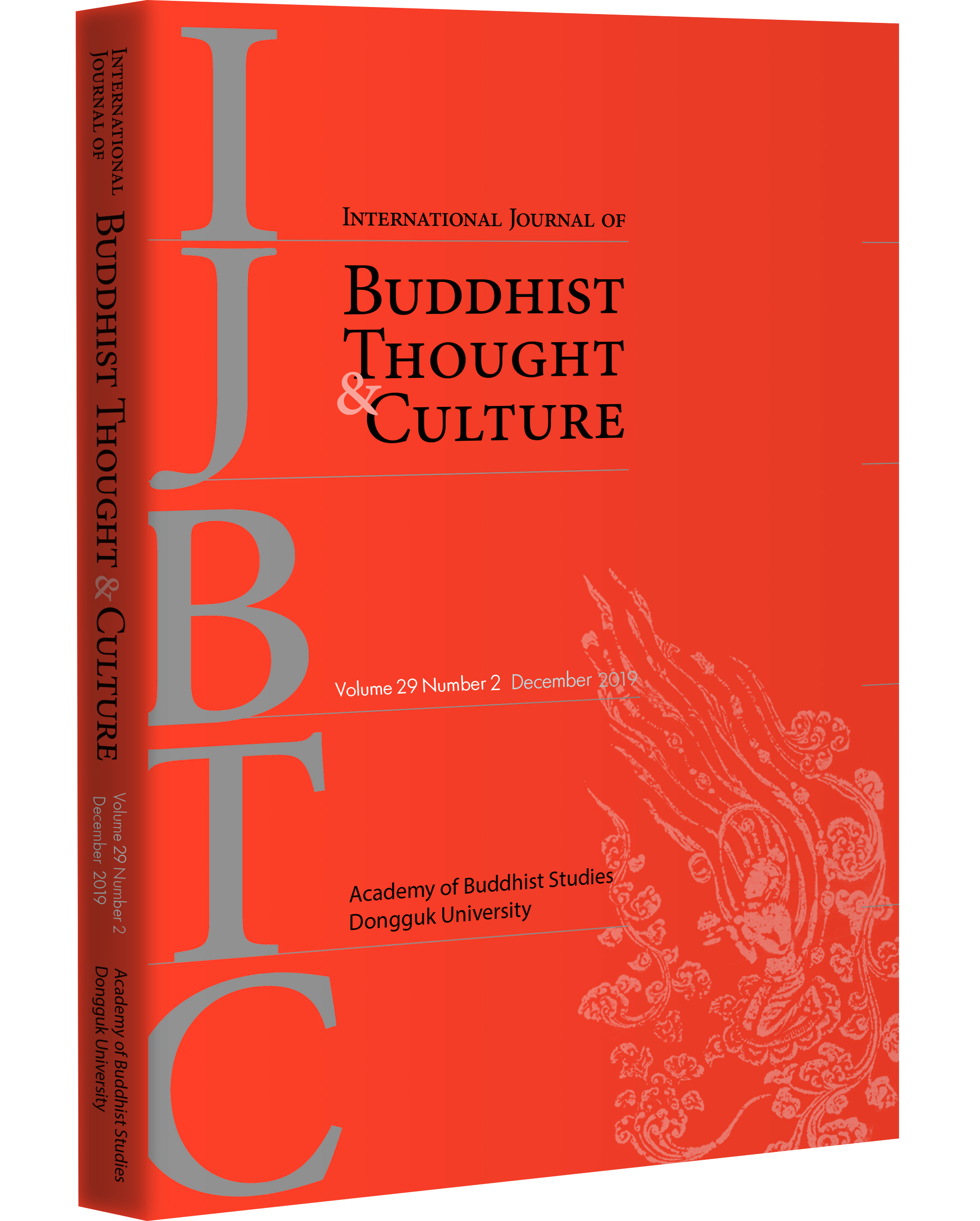 동국대 불교학술원, 국내 최초의 불교학 전문 국제저널 International Journal of  Buddhist Thought & Culture  29권 2호 발행 