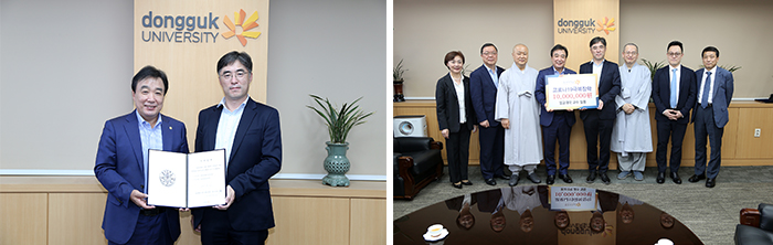 동국대 불교대학 교원 일동, ‘제자사랑 릴레이’ 동참