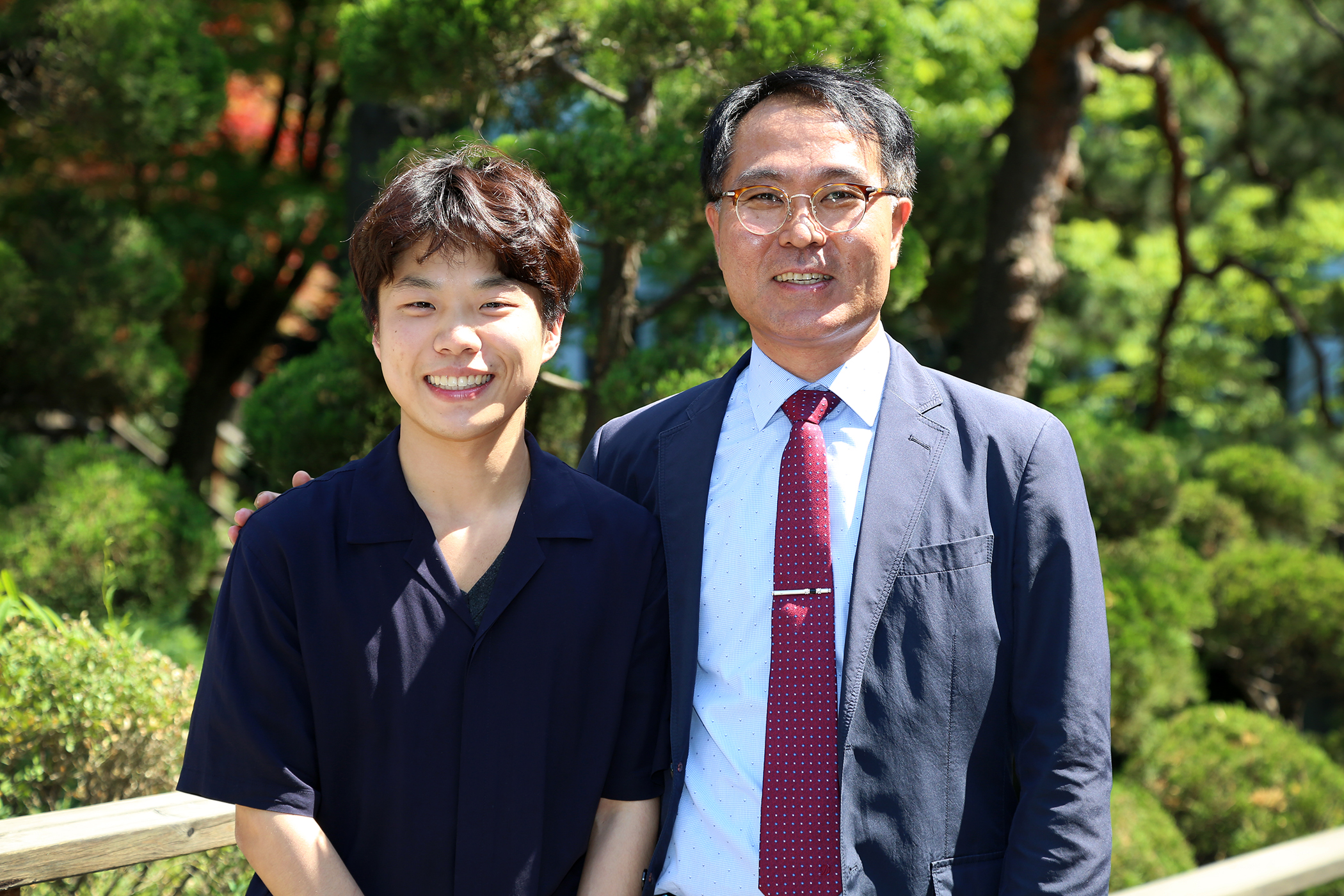 권세정씨, 정상전교수 사진