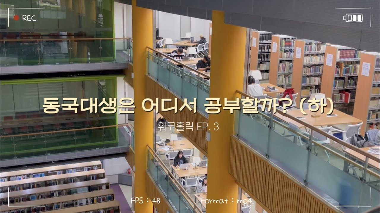 [워코홀릭 EP.3] 동국대생들은 어디서 공부할까? (하) (feat. 법학도서관+중앙도서관+학림관+원흥관)