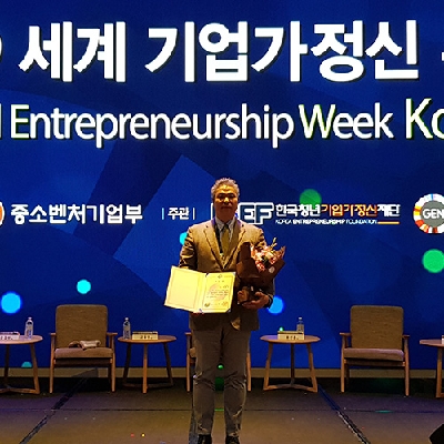 전병훈 교수, 중소벤처기업부 장관상 수상