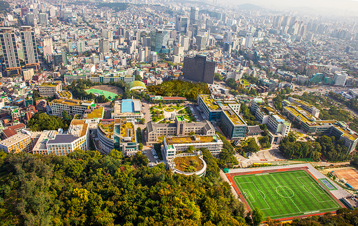 View of Dongguk University